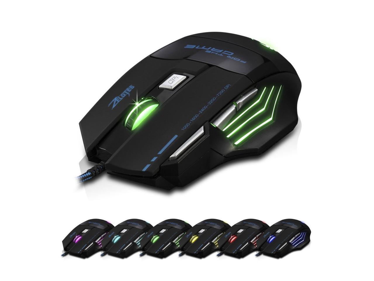 Hot USB Wired X5 3D Optical Gaming Game Mouse Mice 1600 DPI For Laptop PC 
