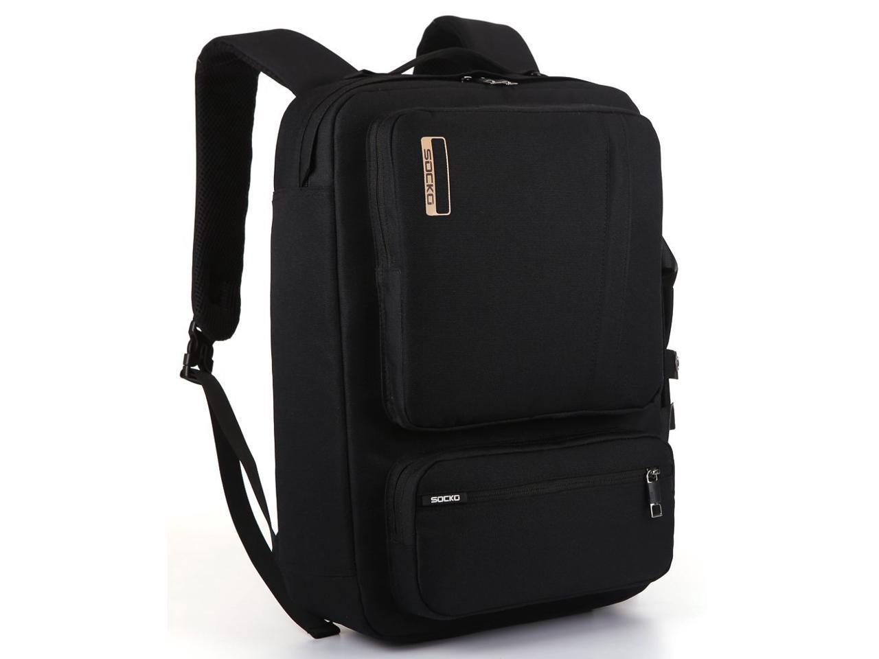 SOCKO 17 Inch Laptop Backpack with Side Handle and Shoulder Strap,Travel Bag Hiking Knapsack