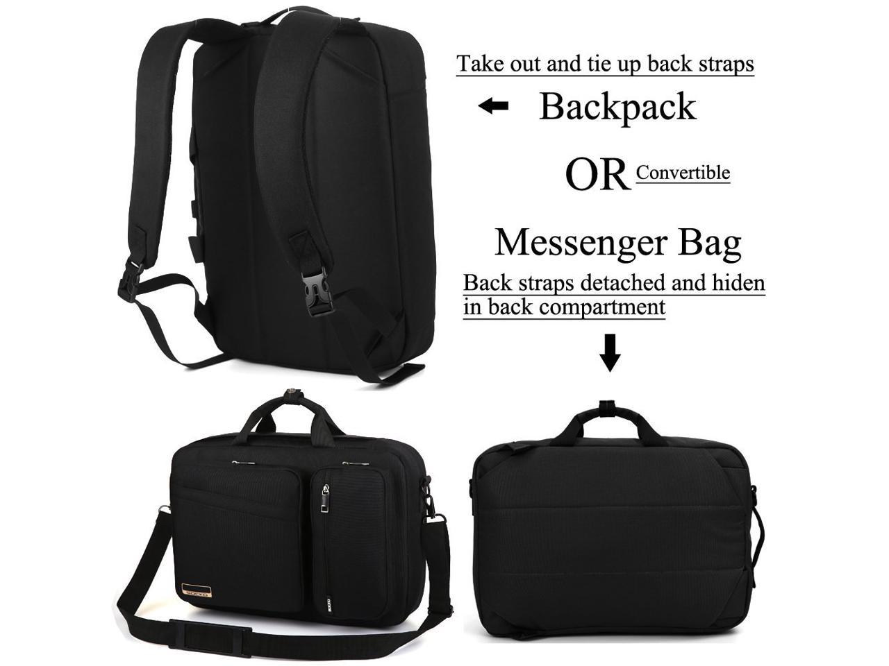 SOCKO 17 Inch Laptop Backpack with Side Handle and Shoulder Strap ...