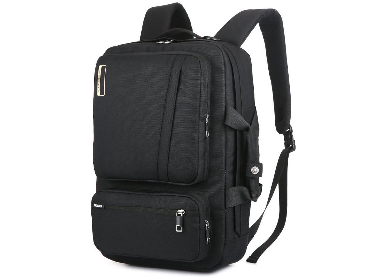 LUOM Unisex 15.617 Inch Laptop Backpack with Side Handle and Shoulder