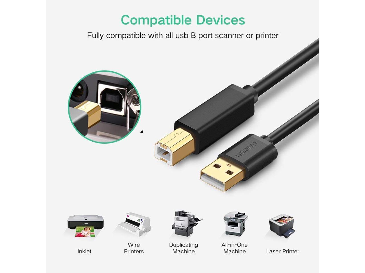 usb wire for printer