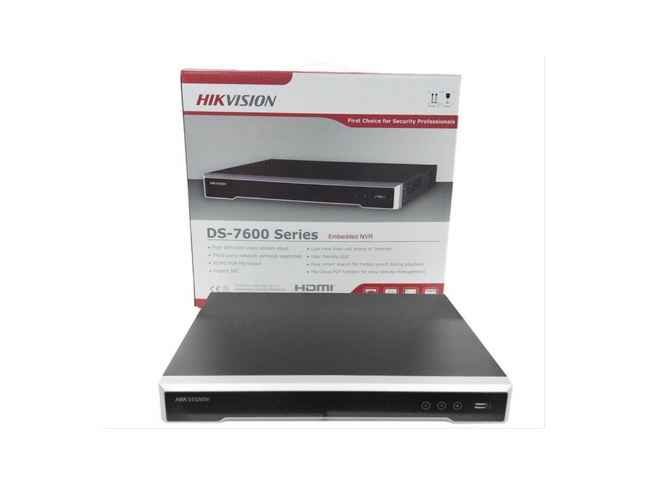 HDMI CCTV NVR Network Recorder Hikvision HIKVISION DS-7608NI-K2/8P DNVR 8CH 4K 8PoE H.265 