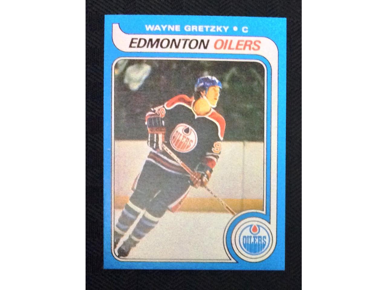 Nhl Wayne Gretzky Edmonton Oilers Rookie Card 18 O Pee Chee Reprint Mint Newegg Com