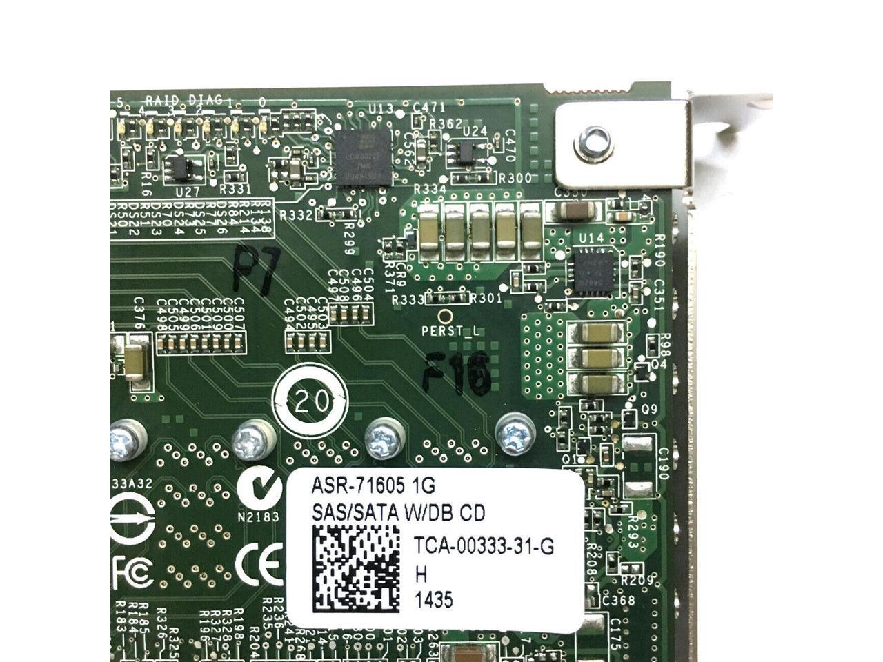 Adaptec ASR-71605 2274400-R 16-Port 6Gb/s SAS SATA PCIe RAID Controller ...