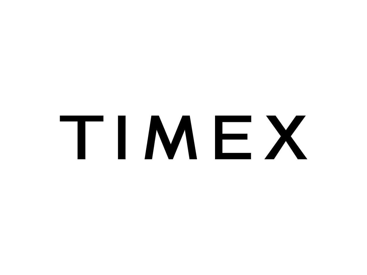 Timex Mens T2m935 Silver Stainless Steel Quartz Watch With Yellow Dial