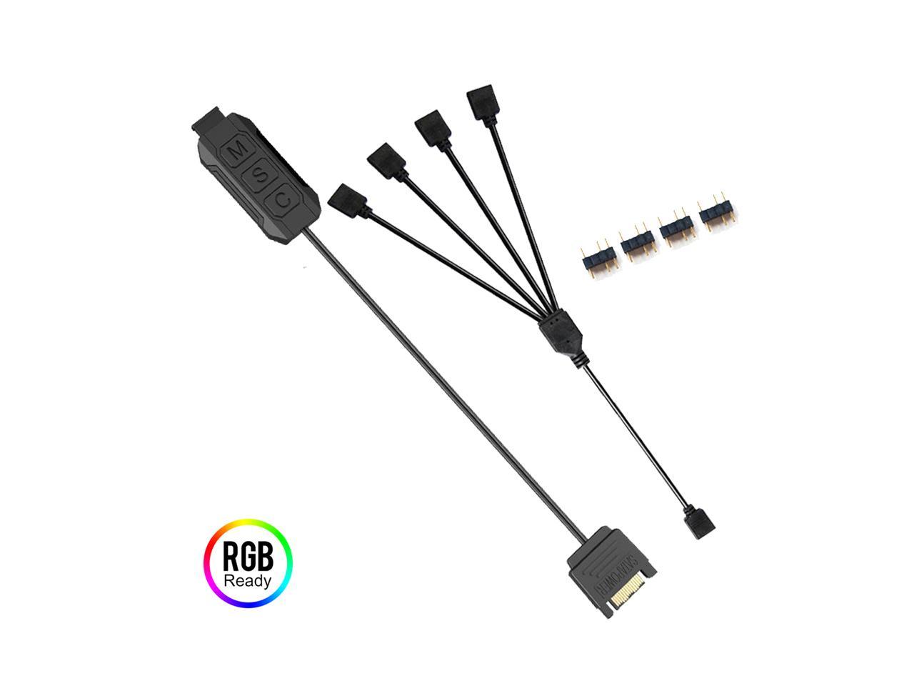 Sata 5v куда подключить rgb