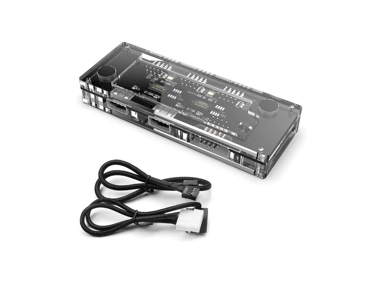 Internal USB 2.0 Hub 5 Ports, USB Motherboard 9pin Header Adapter 1 to