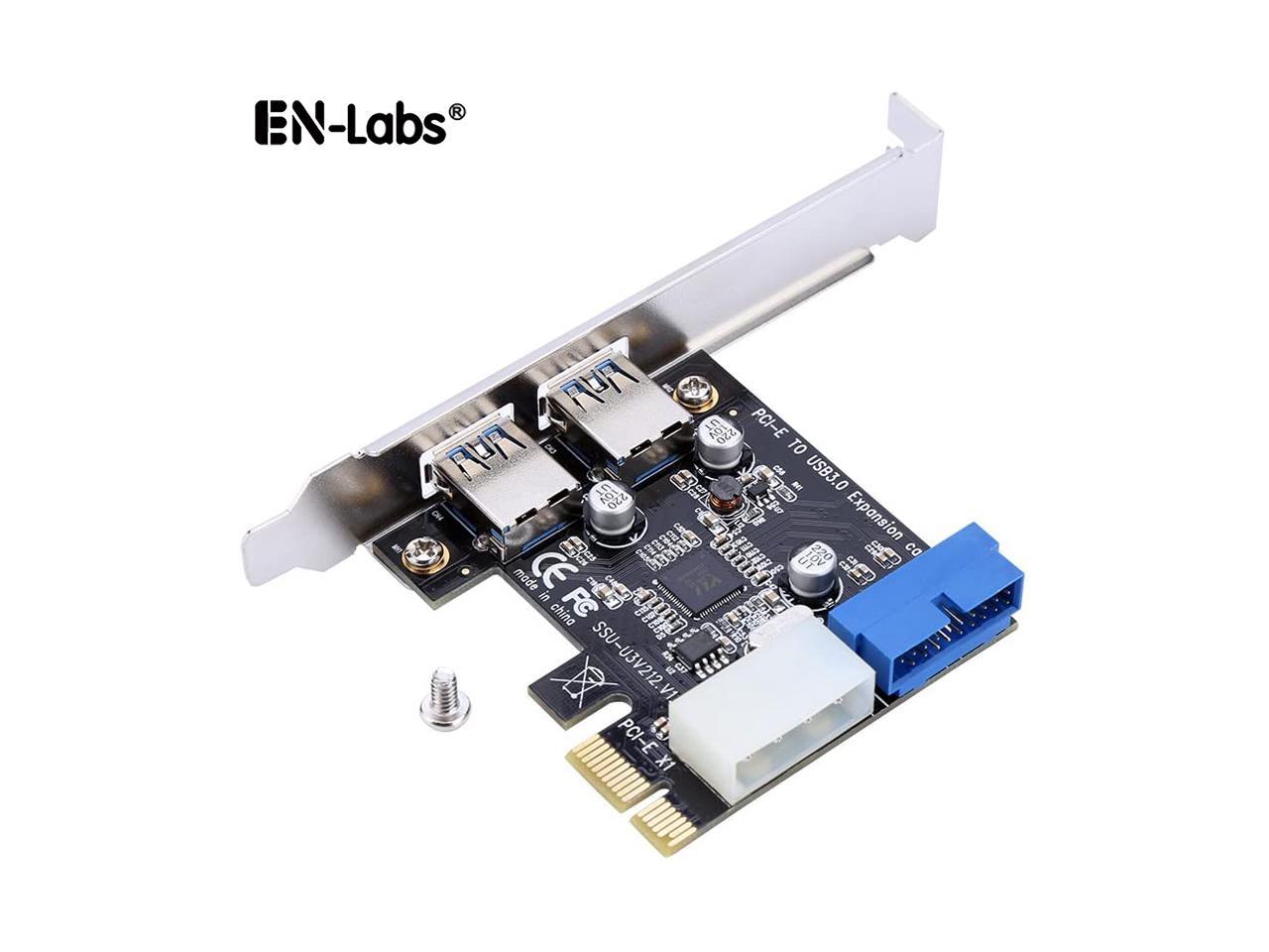 Ubit PCIE X1 Extension Card PCI-E X1 & 15-Pin SATA Interface Adapter Plate with USB 3.0 60cm Extension Cable 