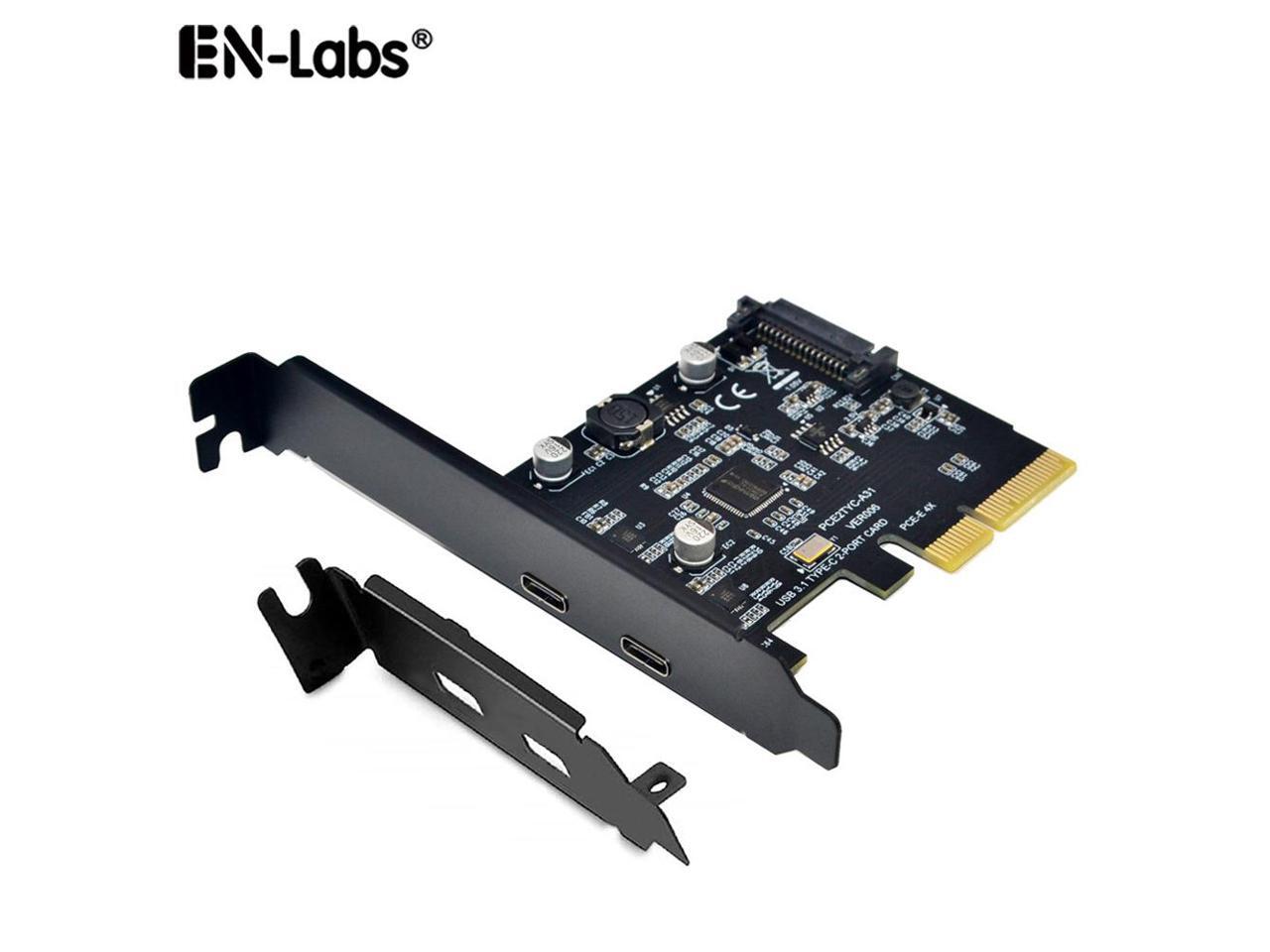 USB C PCIe Card,PCIExpress 4X to Type C USB 3.2 Gen 2 (10 Gbps) 2