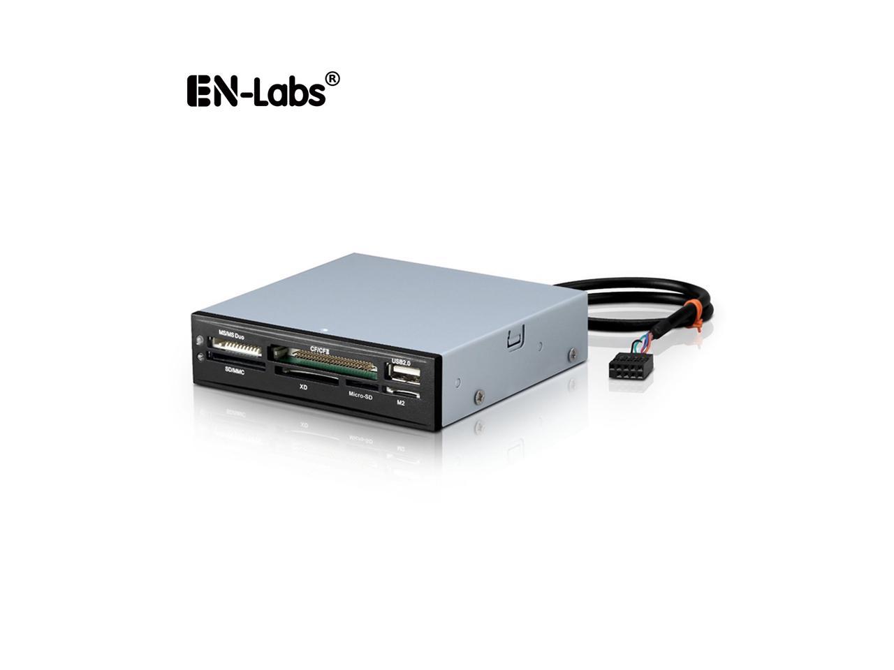 Computer Cables Hot Worldwide 3.5 2-USB 2.0 Port HUB HD Audio Output Floppy Drive Expansion Front Panel New CN, Cable Length: 60cm 