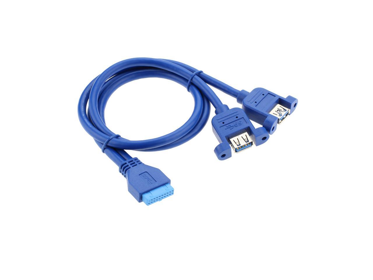for Computer Black Wblue Computer Accessories 20cm USB 2.0 Female to USB 2.0 Male Metal Soft Hose Adapter Cable Color : Black 