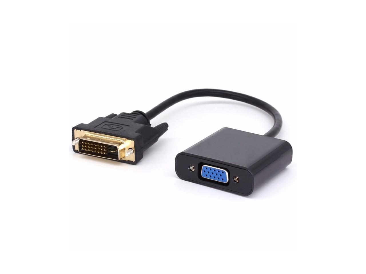 Lot Premium Active DVI 24+5 Male to VGA Male PC Monitor Cable Adapter Converter