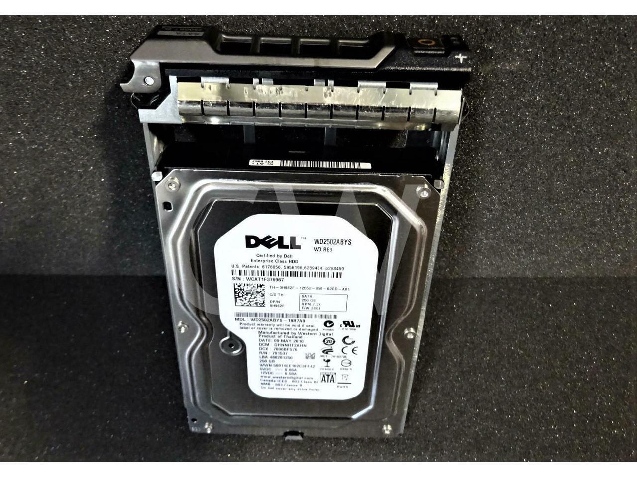 Dell H962F 7200 RPM 3 Gb/s SATA Drive 250GB 3.5 Inch LFF HDD Dell H962F 7200 RPM 3 Gb/s SATA Drive 250GB 3.5 Inch LFF HDD