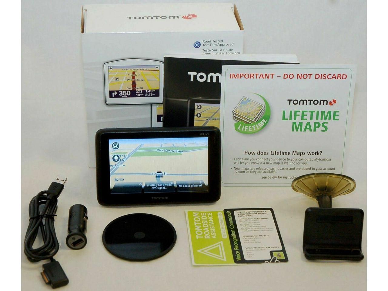 Kangoeroe ik ben ziek zweep NEW TomTom GO 2535M LIVE Set LIFETIME MAP CARD Updates 5" LCD US/Canada Car  GPS - Newegg.com