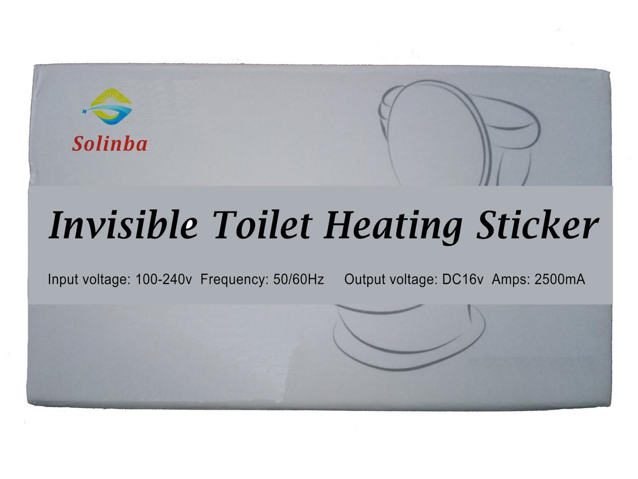 Solinba Invisible Electric Toilet Heating Sticker waterproof stable easy install 