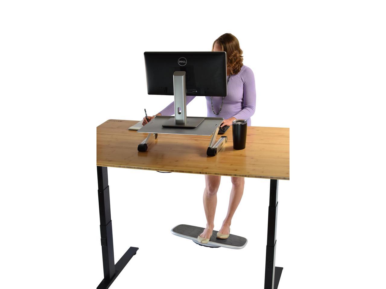 Standing Desk Balance Board With Anti Fatigue Mat For The Active Office