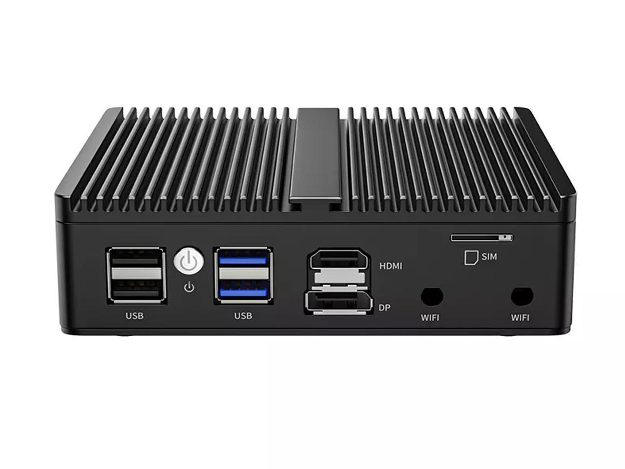 Intel Celeron N5105 Soft Router Fanless Mini Pc 4x Intel I225 25g Lan Hd Mi Dp Pfsense Firewall 8451