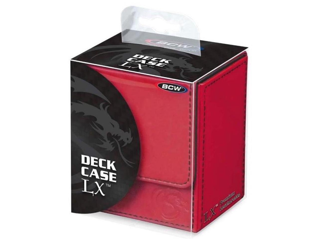 BCW Padded Leatherette Deck Case LX Black for sale online