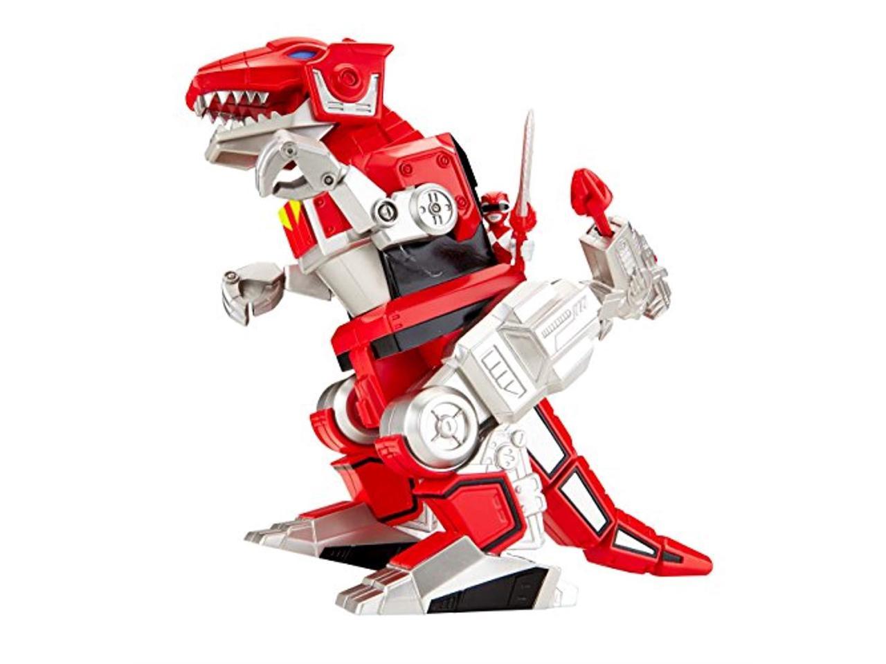 Fisher Price Imaginext Power Rangers Red Ranger And T Rex Zord Newegg Com