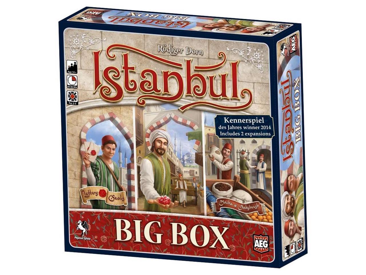 New AEG Istanbul Big Box board game 