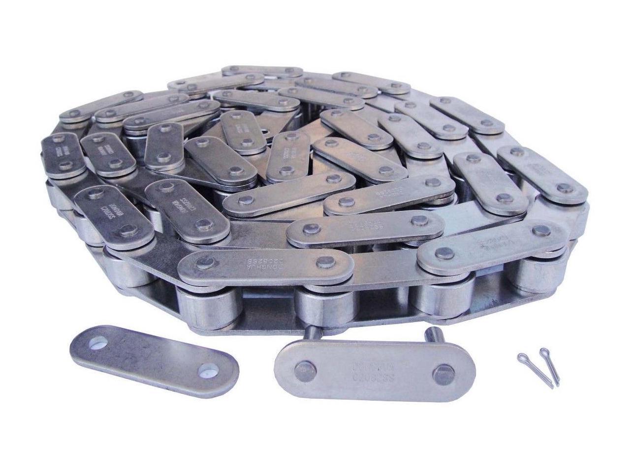 Jeremywell BL523 Leaf Chain 10 Feet for Forklift Masts,Hoisting with 1 Connecting Link 