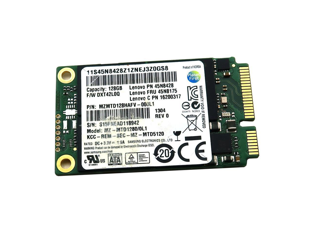 Lite On 128 GB mSata 6.0 Gb/s SSD LMT-128M3M 