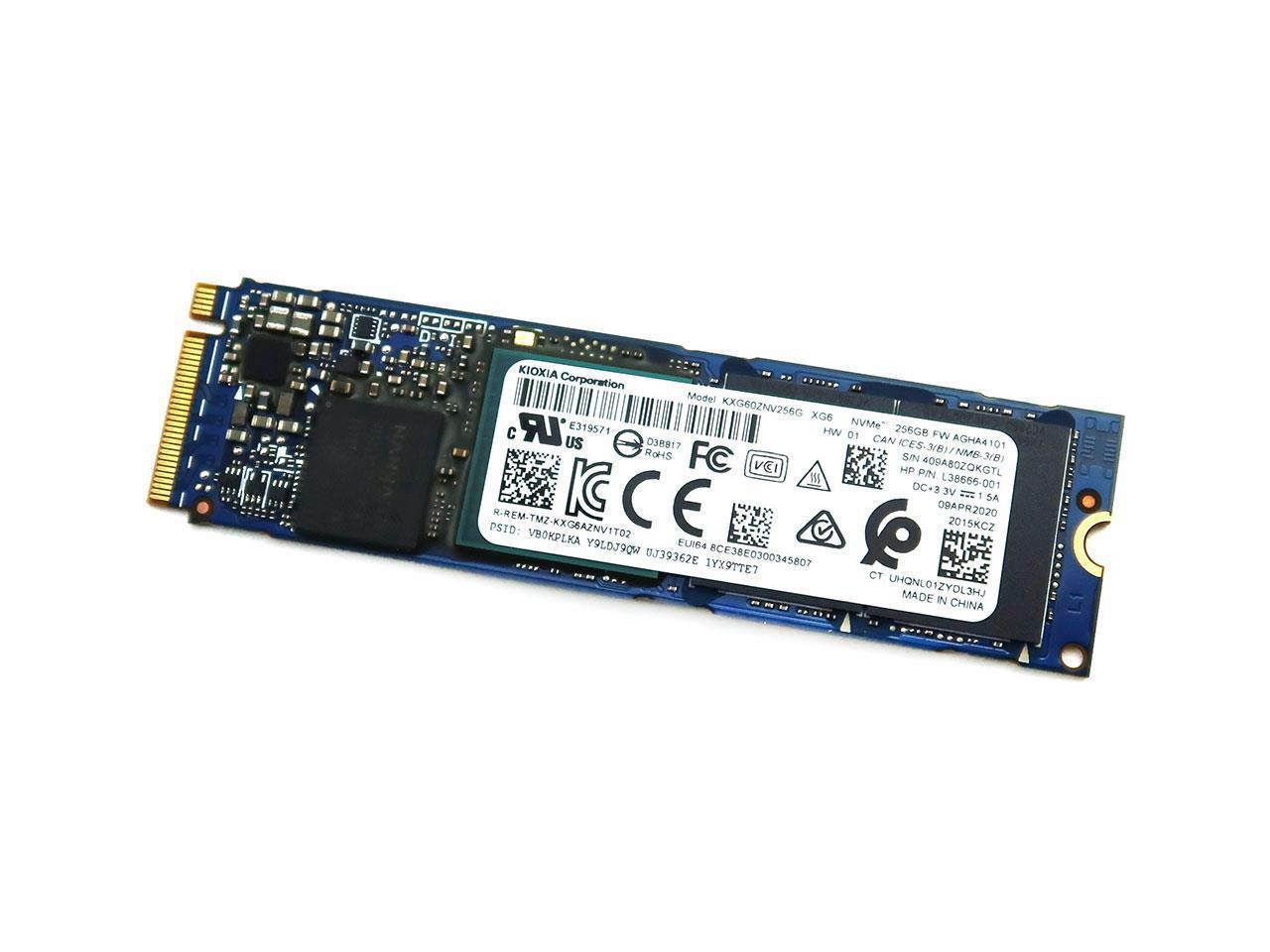 Lick Funny fool KXG60ZNV256G Kioxia XG6 256GB M.2 2280 Nvme PCI-EXPRESS 3.0 X4 SSD  L38666-001 M.2 SSD / Solid State Drive - Newegg.com