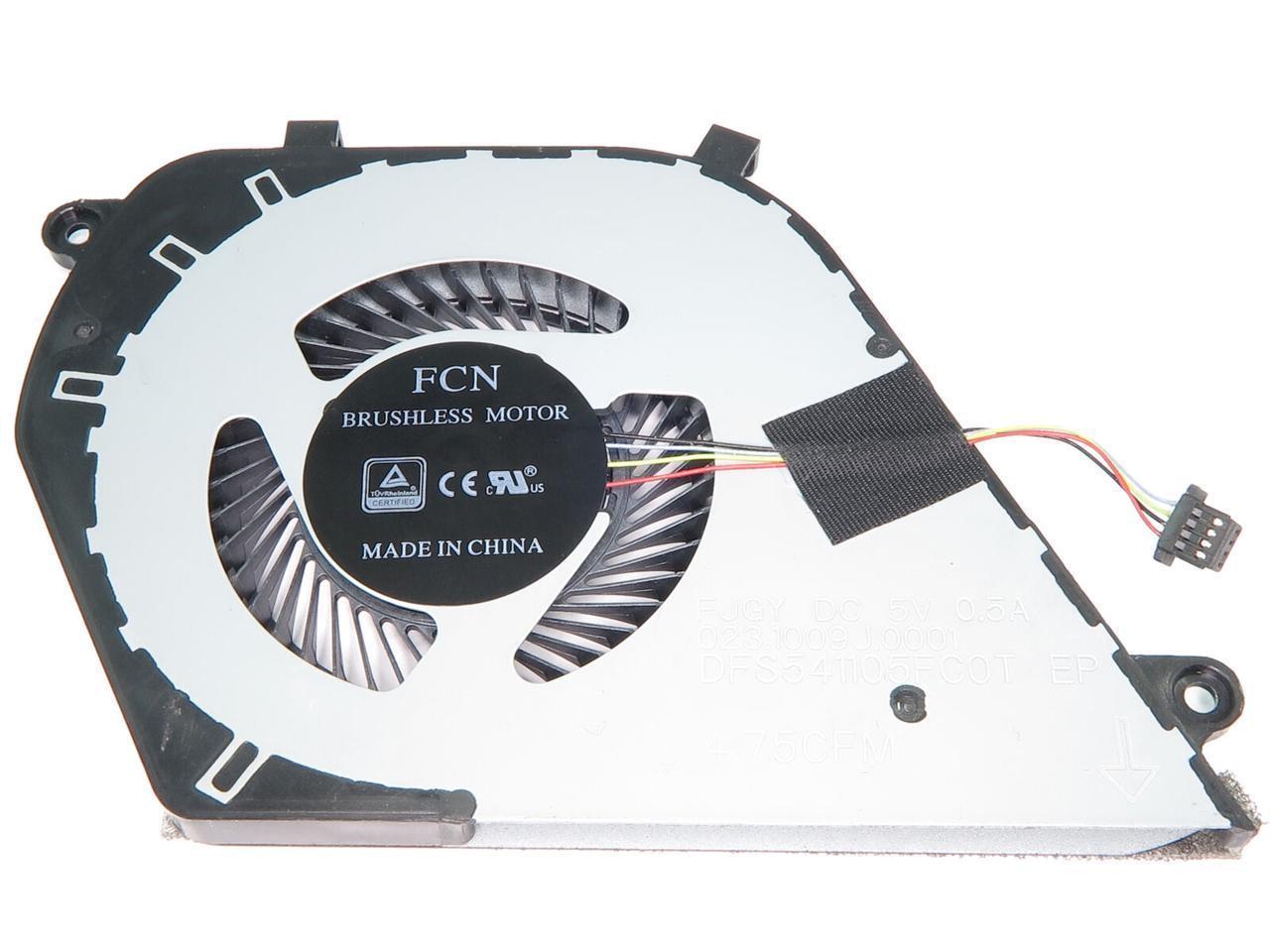 New 4 pin cpu cooling fan for DELL Inspiron 157000 15 7570 0Y64H5 DFS541105FC0T FJGY DC5V 0.5A