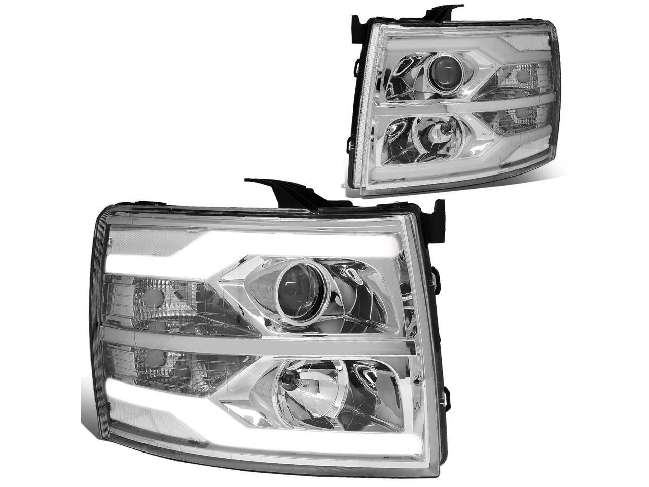 DNA Motoring HL-HPL-CSIL07-G2-CH-CL1 For 2007 to 2014 Chevy