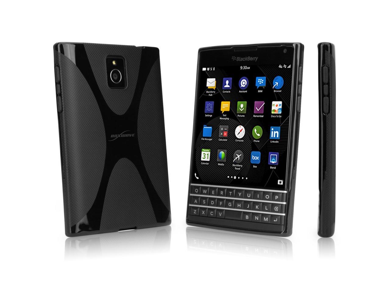 BlackBerry Passport Case, BoxWave [BodySuit] Premium Textured TPU