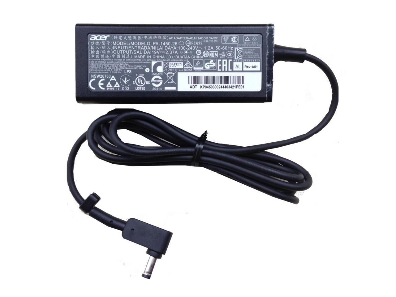 Original Acer 45W AC Power Adapter Cord For Acer Aspire Notebook ES1 ...