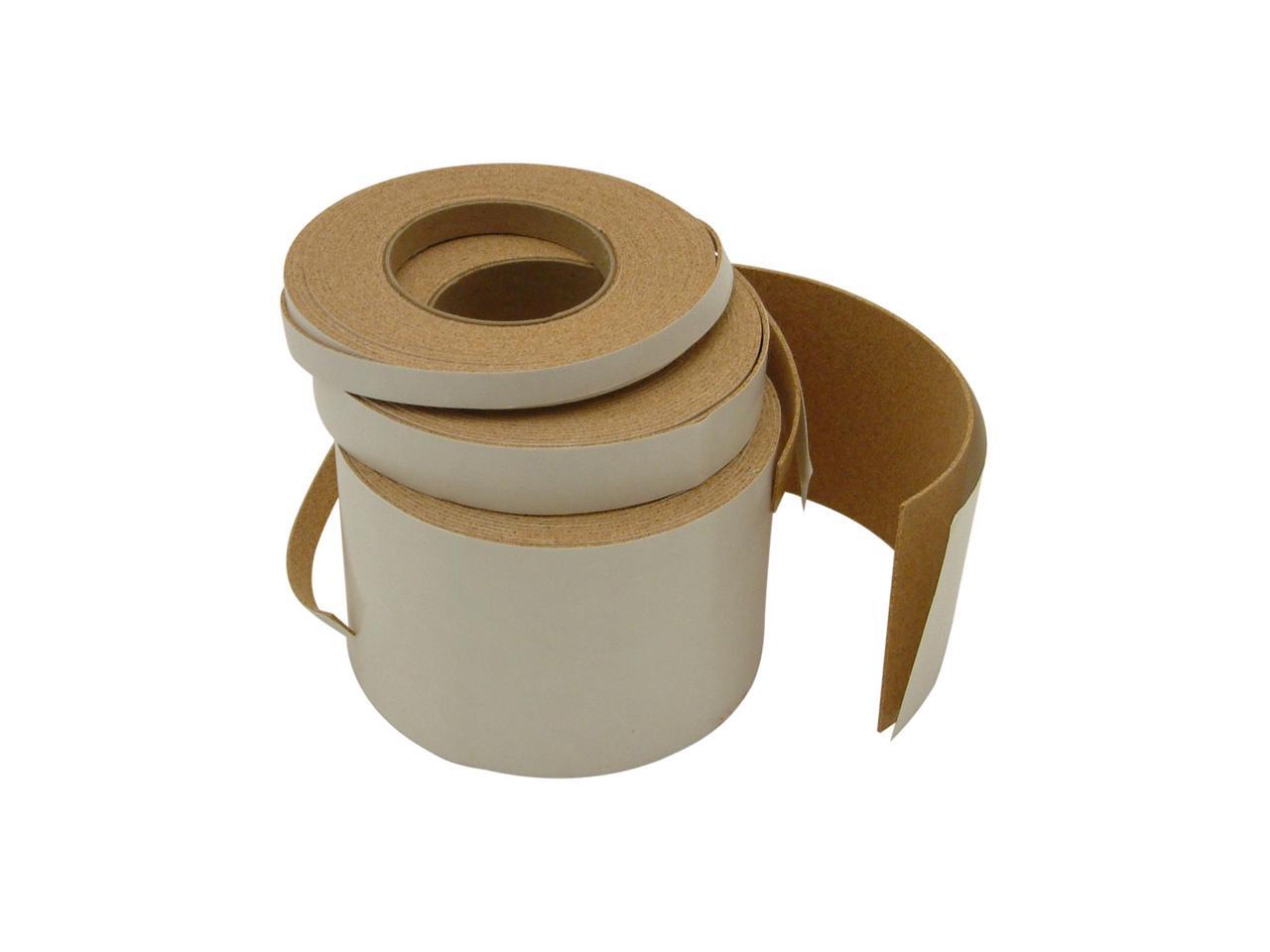 JVCC CORK1 AdhesiveBacked Cork Tape 1/2 in. x 300 in. (Light Brown