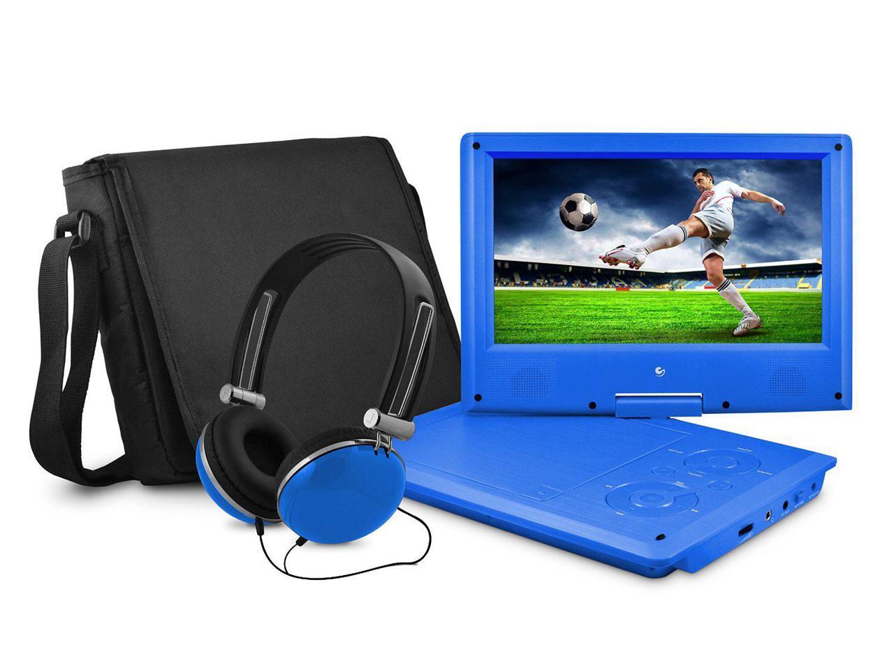 Ematic EPD909 Portable DVD Player 9" Display 640 x 234 Purple