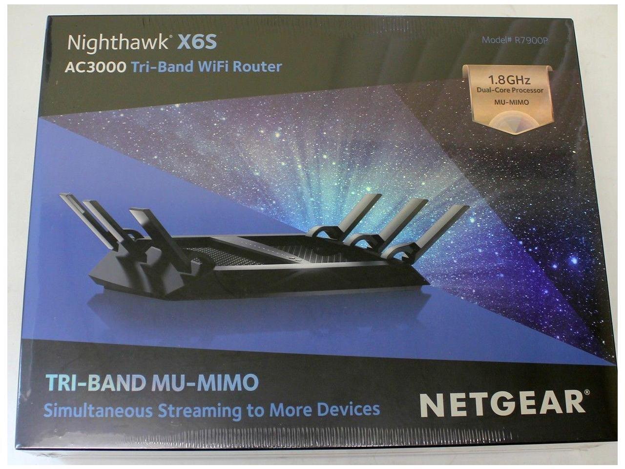 Used Like New NETGEAR Nighthawk X6S AC3000 TriBand WiFi Router