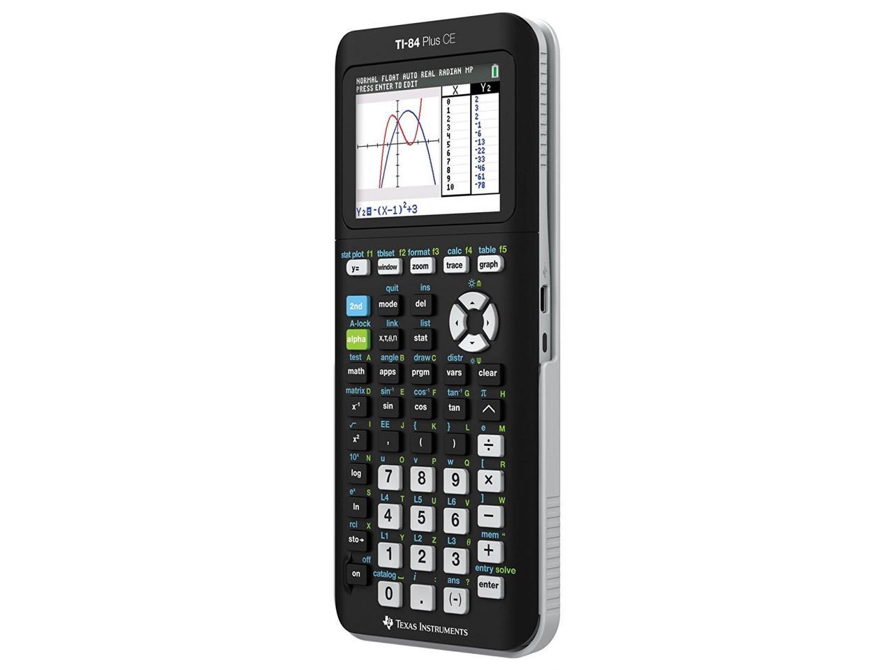 Texas Instruments TI-84 Plus CE Graphing Calculator - Impact Resistant