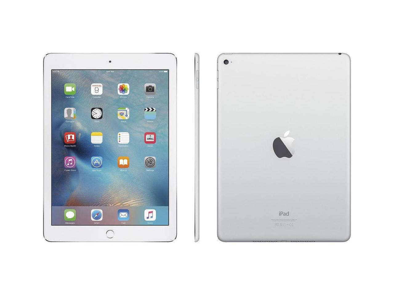 Apple iPad Air 2 MGTY2LL/A (128GB, Wi-Fi, Silver) NEWEST VERSION ...