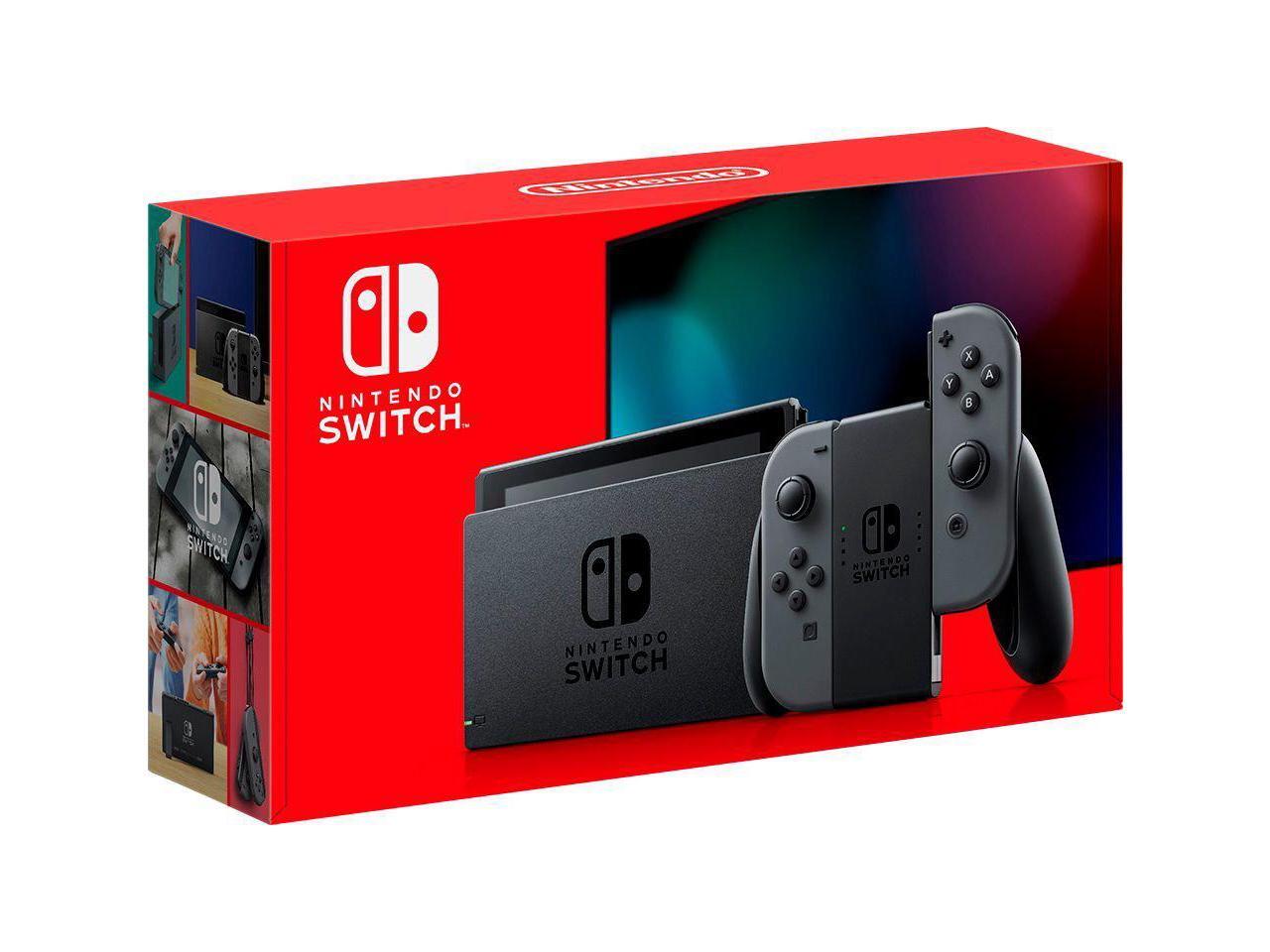 Refurbished Nintendo HADSKAAAA Switch Console with Gray JoyCon 32