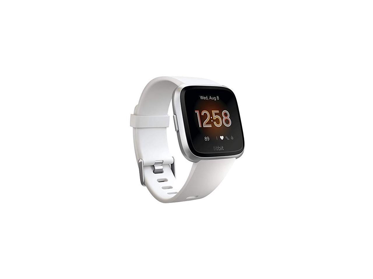 white fitbit versa lite