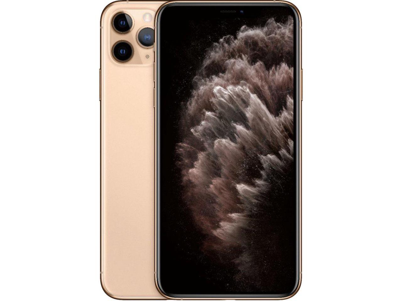 Refurbished: Apple iPhone 11 Pro Max 64GB Gold LTE Cellular AT&T