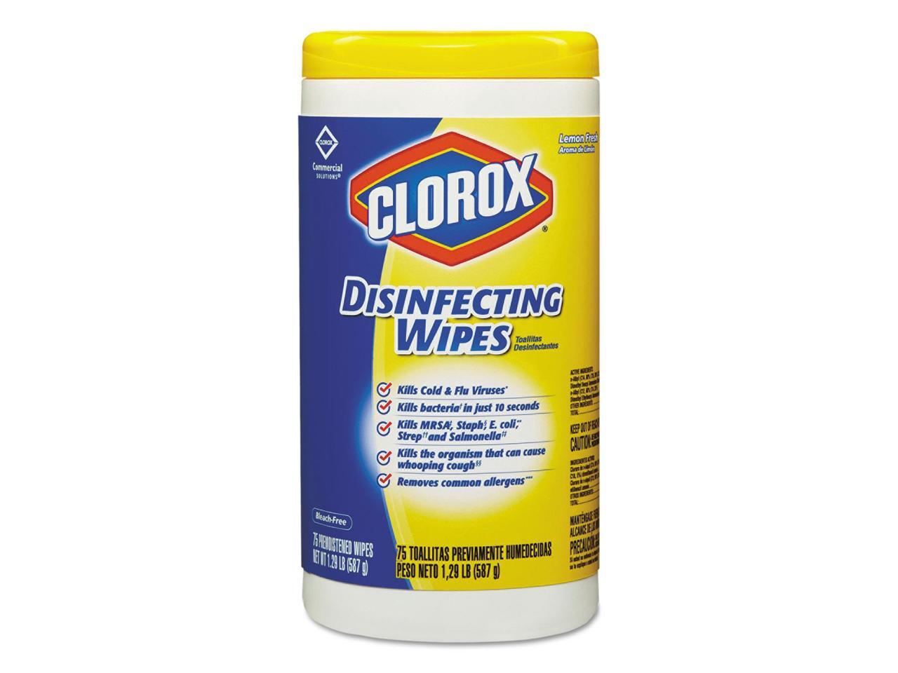 Clorox Disinfecting Wipes Kitchen Orange 6/75Ct