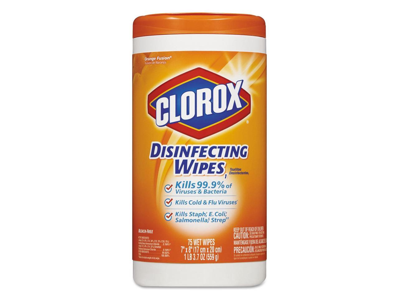 Clorox Disinfecting Wipes Kitchen Orange 6/75Ct
