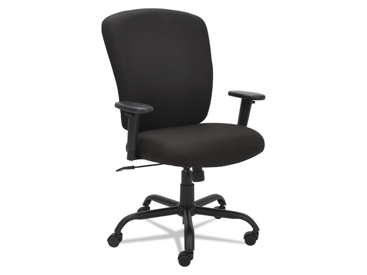 MyOfficeInnovations 1680262 Big and Tall Mesh/Fabric Chair Black