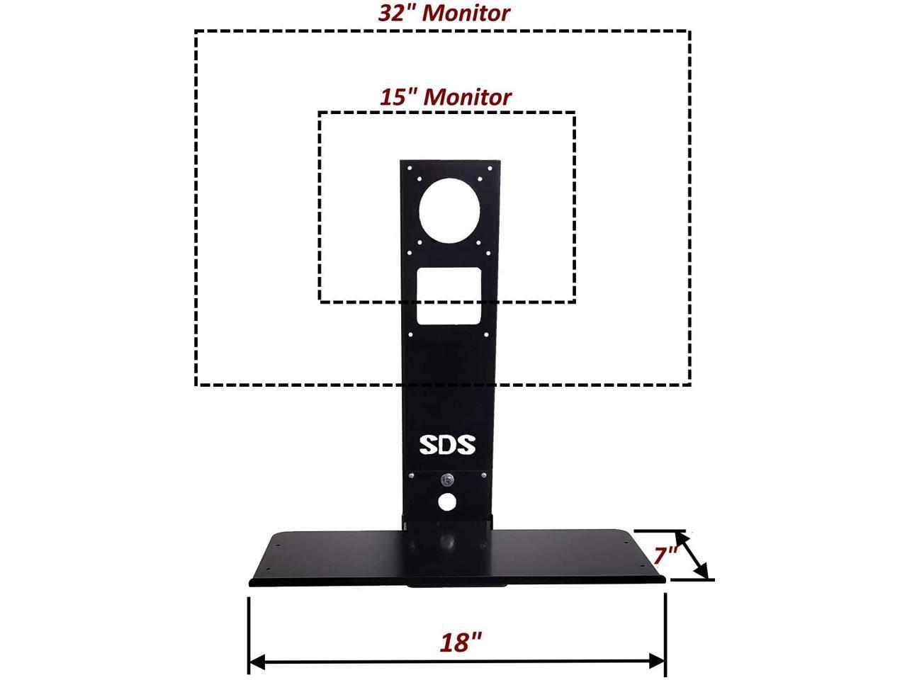 SDS iMount 4.0 Adjustable VESA Monitor & Keyboard Wall Mount System