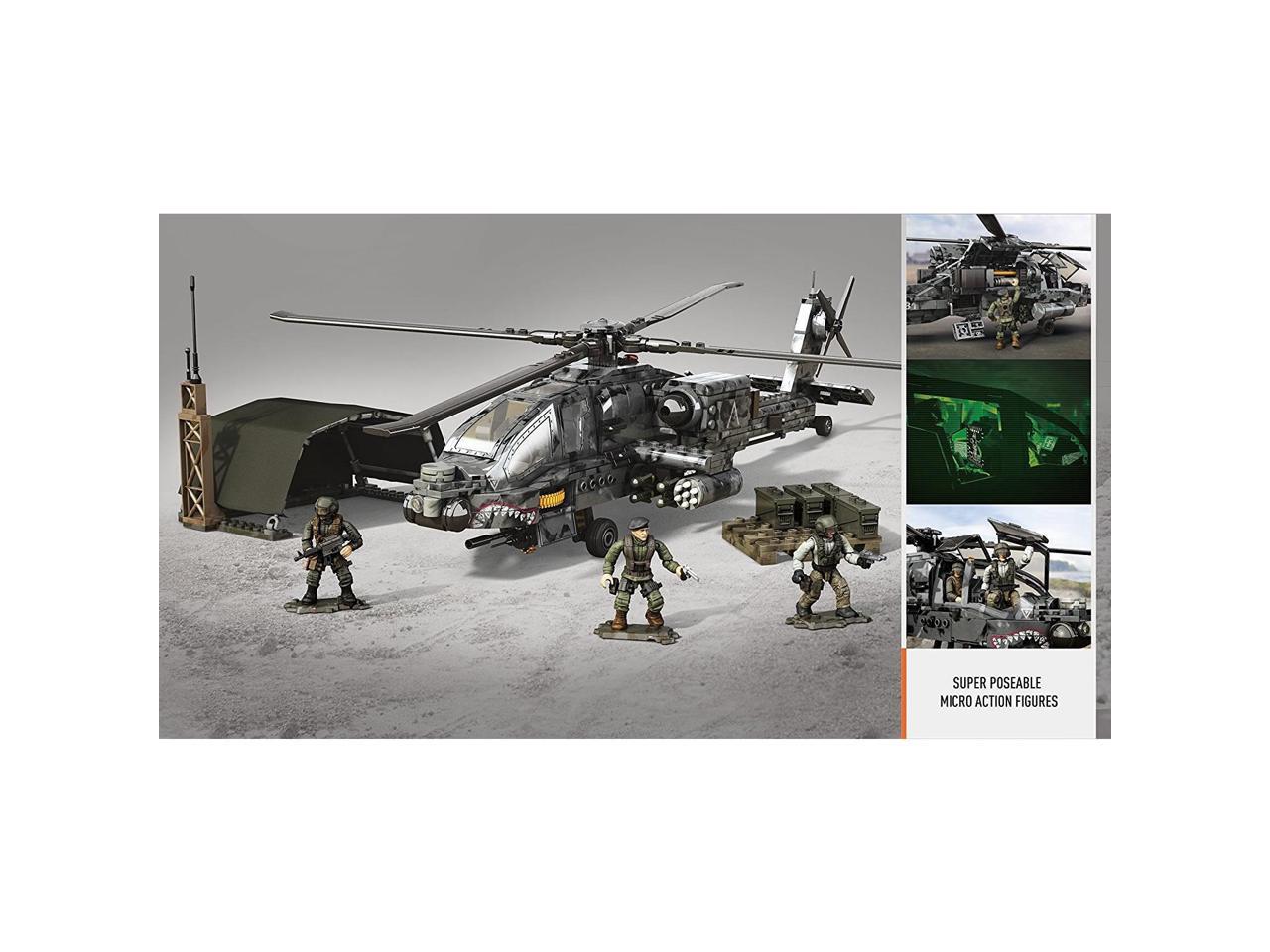 mega construx call of duty anti armor helicopter