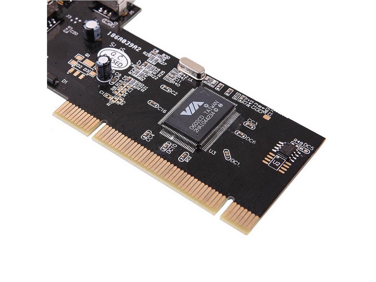 axGear Firewire PCI Card 4 Port IEEE 1394 PCI Controller Adapter 4 Pin