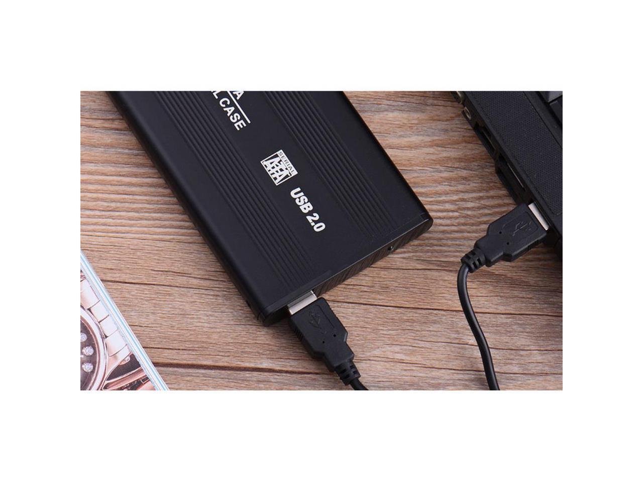 axGear 2.5 Inch SATA Hard Drive Enclosure Laptop HDD External Case USB