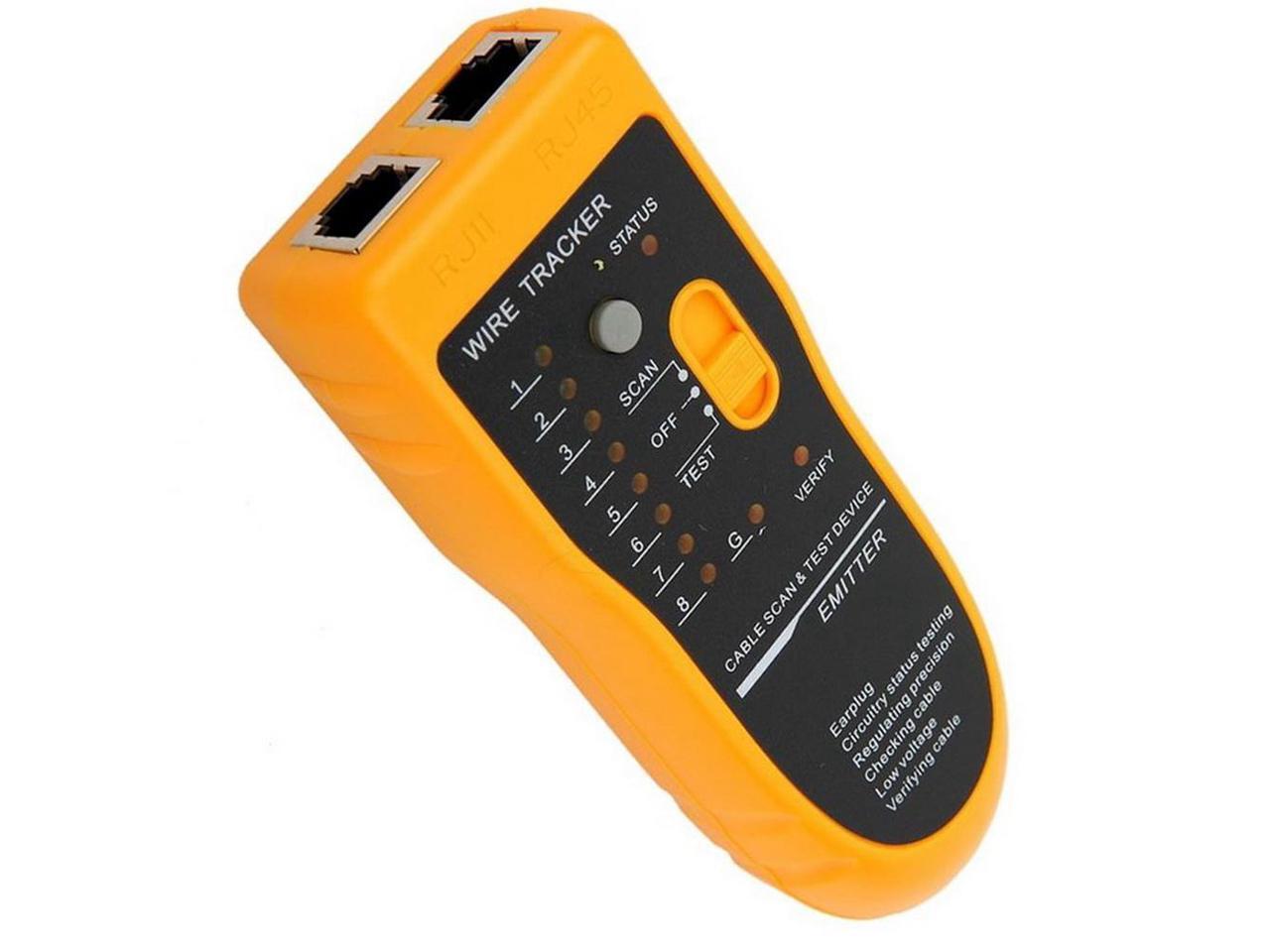 axGear Network Cable Tester Wire Tracker Cable Scanner Cat5e Cat6 RJ45