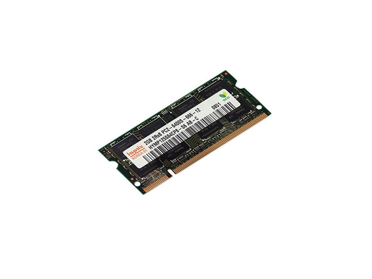 Hynix HYMP125S64CP8-S6 2GB DDR2 SODIMM 200pin PC2-6400 800MHz - Newegg.com