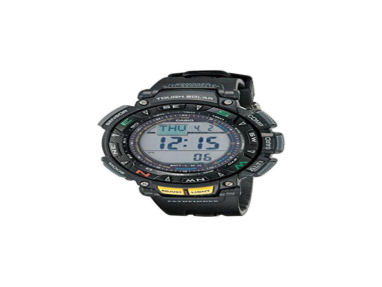 Casio Men's PAG240-1CR Pathfinder Triple Sensor Multi-Function Sport ...