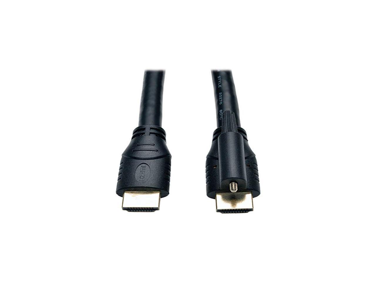 Tripp Lite High Speed Hdmi Cable With Ethernet And Locking Connector Ultra Hd 4k X 2k 24awg Mm 2790